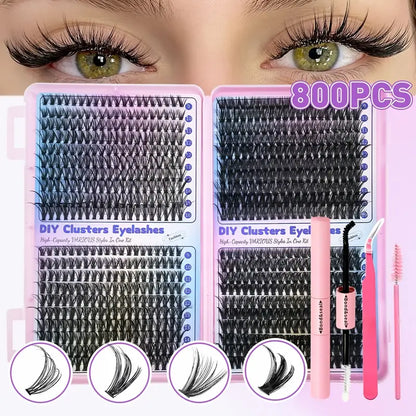 200/800pcs Eyelash Extension Kit