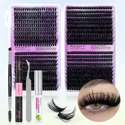 Thick & Fluffy Eyelash Cluster Kit 800PCS