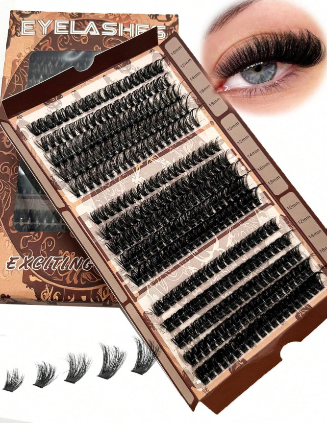 300pc Mink Eyelash Cluster