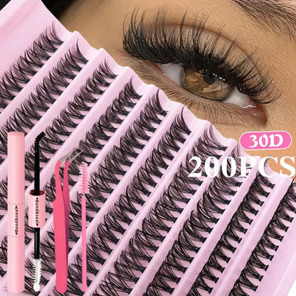 200/800pcs Eyelash Extension Kit